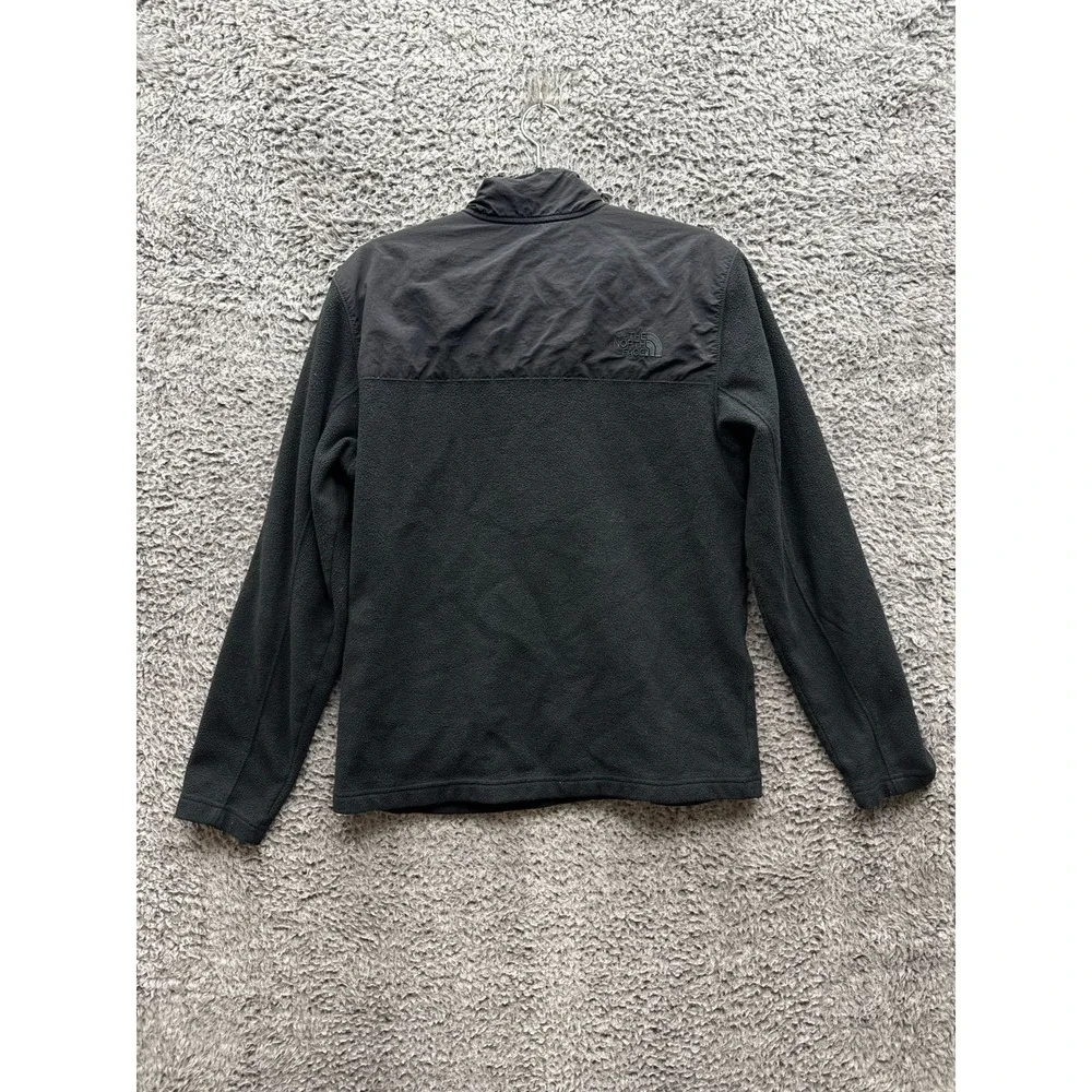 The North Face Half‎ Zip Fleece Mock Neck Pullover Jacket Black Mens Size M